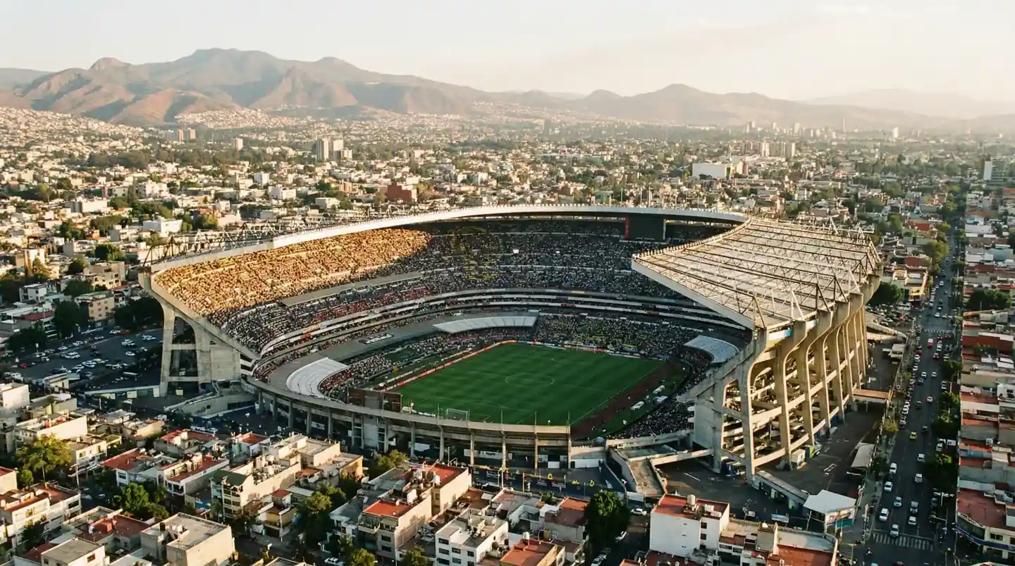 Estadio Azteca i Mexico City, åpningsarena for VM 2026